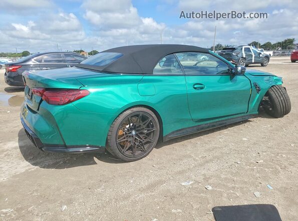 WBS43BA03TCX36347 2026 BMW M4 Зеленый Задняя правая четверть