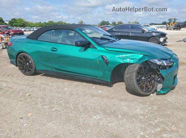 WBS43BA03TCX36347 2026 BMW M4 Зеленый Передняя правая четверть