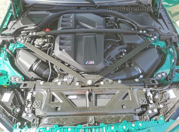 WBS43BA03TCX36347 2026 BMW M4 Зеленый Вид задней части салона