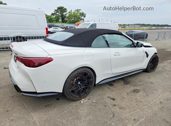 WBS43BA06VCX91684 2027 BMW M4 Белый Задняя правая четверть