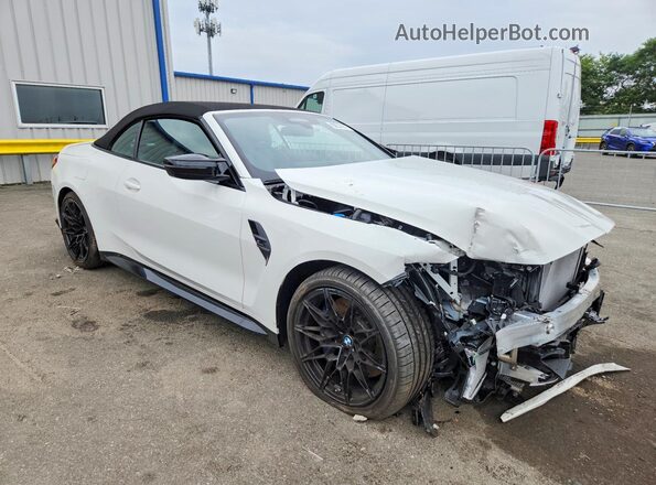 WBS43BA06VCX91684 2027 BMW M4 Белый Передняя правая четверть