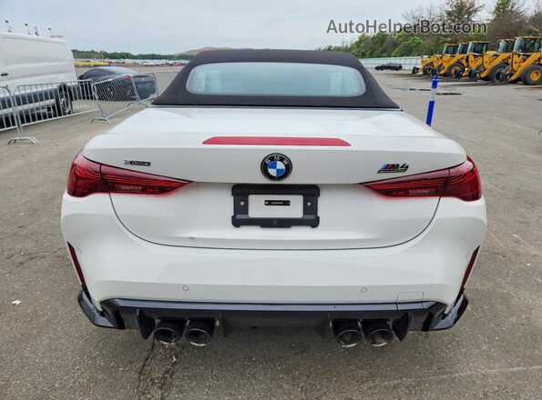WBS43BA06VCX91684 2027 BMW M4 Белый Вид сзади