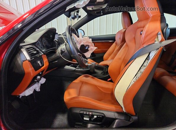 WBS4Y9C09LFH52156 2020 BMW M4 Бордовый Вид салона спереди