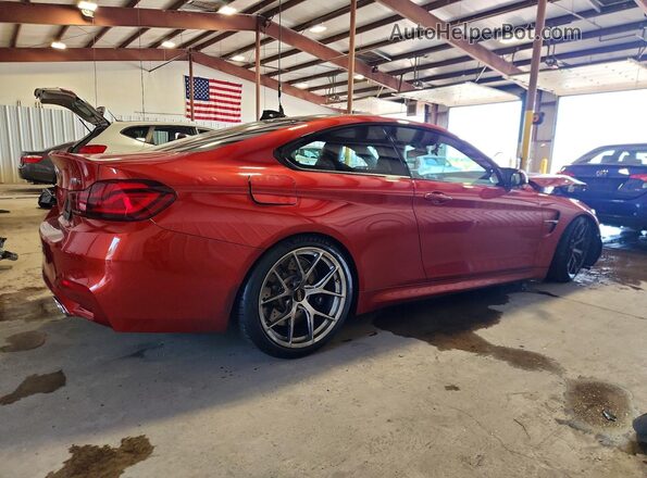 WBS4Y9C09LFH52156 2020 BMW M4 Бордовый Задняя правая четверть