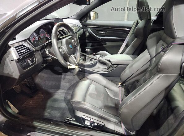 WBS4Y9C52JAC88150 2018 BMW M4 Серый Вид салона спереди
