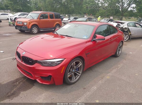 WBS4Y9C53JAC86844 2018 BMW M4 Orange Przód lewy