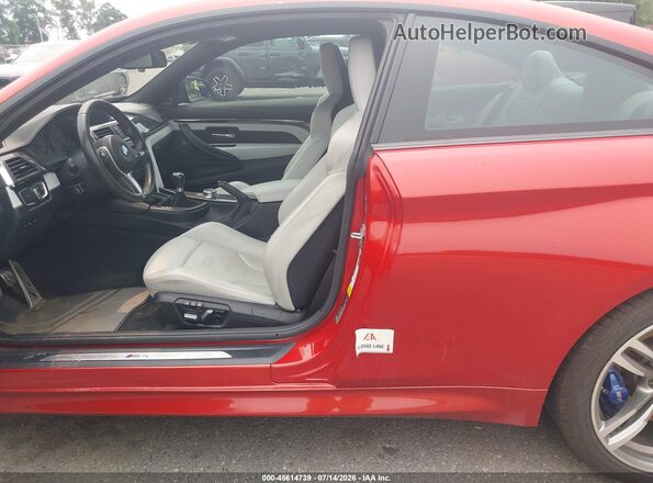 WBS4Y9C53JAC86844 2018 BMW M4 Orange Widok z przodu