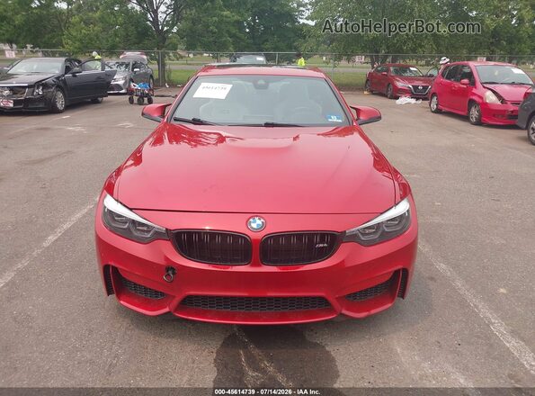 WBS4Y9C53JAC86844 2018 BMW M4 Orange Widok zestawu wskaźników