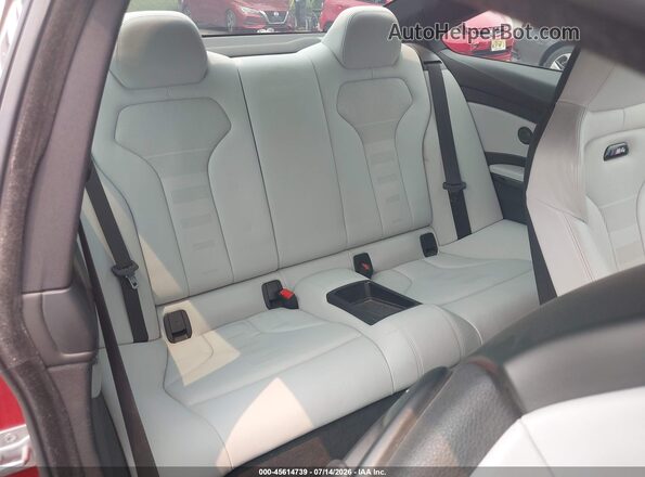 WBS4Y9C53JAC86844 2018 BMW M4 Orange Widok naklejki z numerem VIN