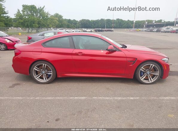 WBS4Y9C53JAC86844 2018 BMW M4 Orange Widok wnętrza z tyłu