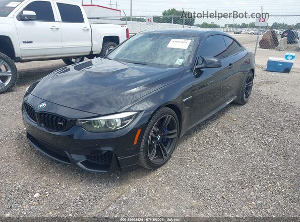 WBS4Y9C57JAC86023 2018 BMW M4 Черный Передняя левая четверть