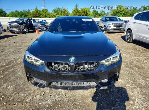 WBS4Y9C58JAC87620 2018 BMW M4 Black წინა ხედი