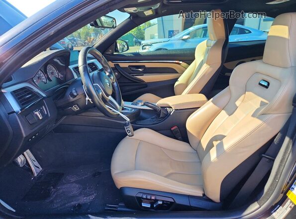 WBS4Y9C58JAC87620 2018 BMW M4 Black წინა სალონის ხედი