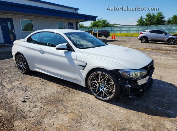 WBS4Z9C50JED31227 2018 BMW M4 White Передня права чверть