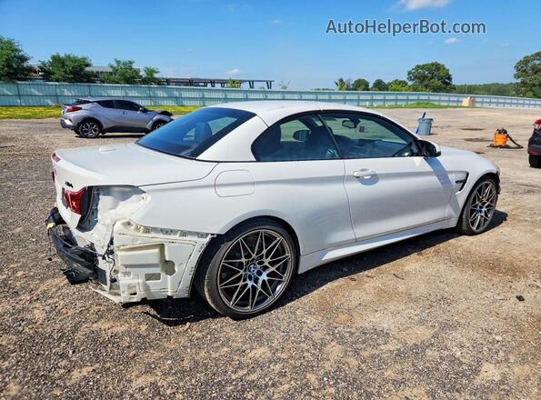 WBS4Z9C50JED31227 2018 BMW M4 White Задня права чверть