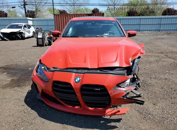 WBS53AY04PFP82536 2023 BMW M3 Red Դիմացի տեսք