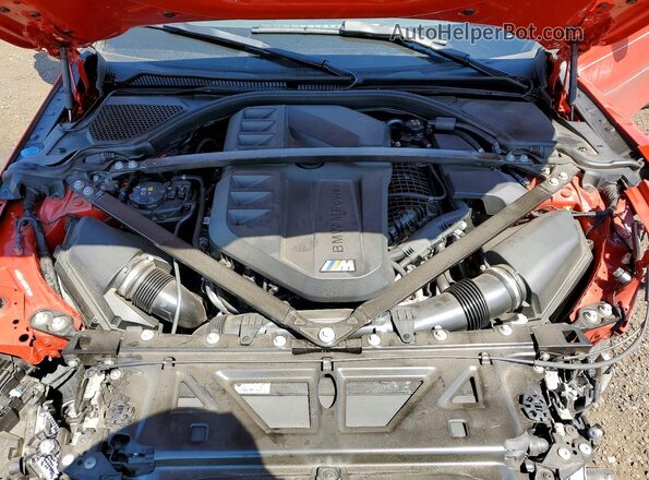 WBS53AY04PFP82536 2023 BMW M3 Red Սալոնի հետևի տեսք