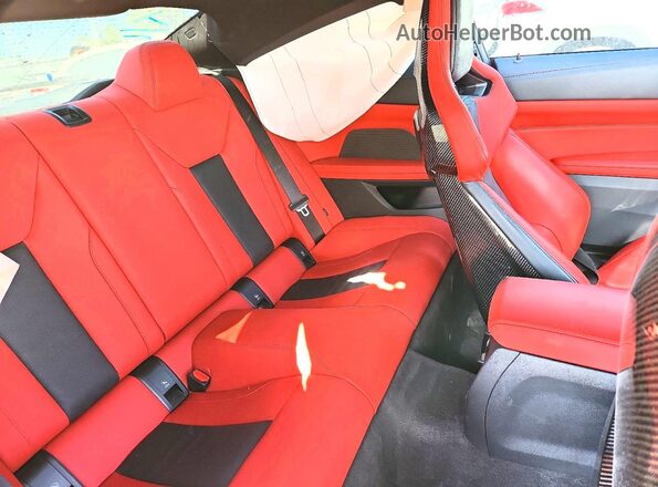 WBS53AZ08PCL82608 2023 BMW M4 White Rear seats view