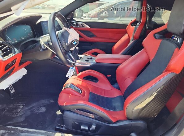 WBS53AZ08PCL82608 2023 BMW M4 White Front interior view
