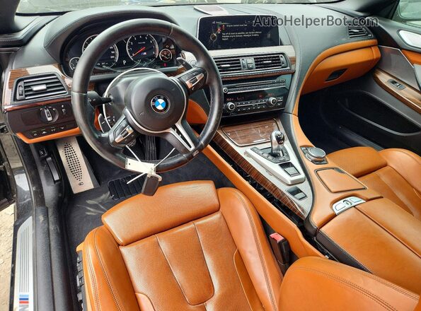 WBS6G9C54GD932005 2016 BMW M6 Black Vista del salpicadero