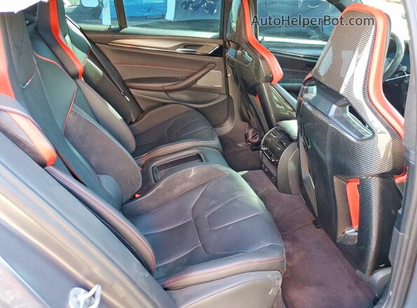WBS73CH06NCJ05135 2022 BMW M5 Gray უკანა სავარძლების ხედი