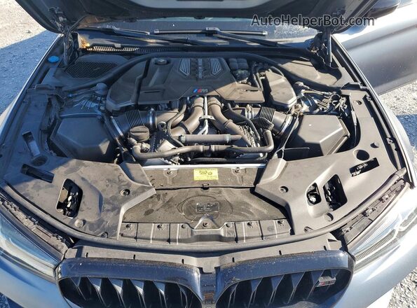 WBS83CH05MCF49628 2021 BMW M5 Silver Vista interior trasera