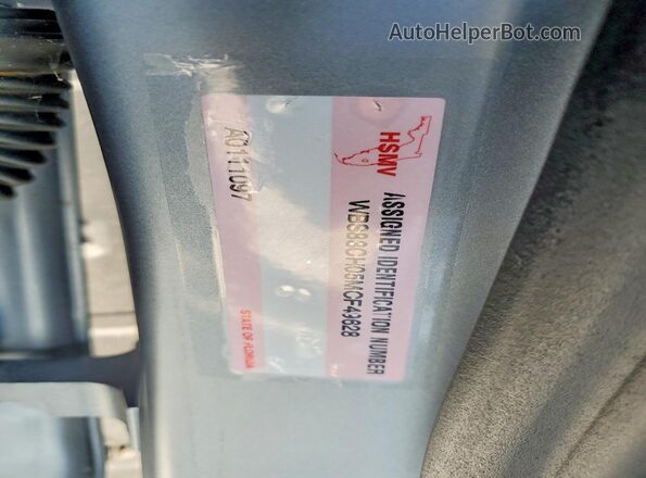 WBS83CH05MCF49628 2021 BMW M5 Silver Vista del compartimento del motor