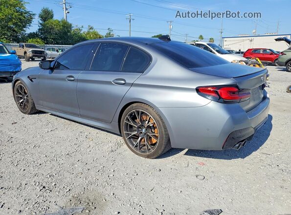 WBS83CH05MCF49628 2021 BMW M5 Silver Trasero izquierdo