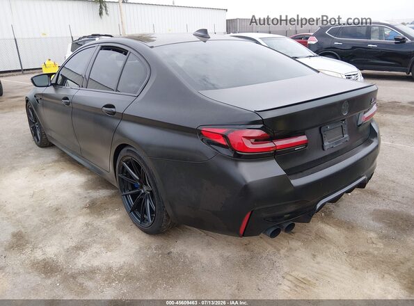 WBS83CH06MCE98298 2021 BMW M5 Black Trasero izquierdo
