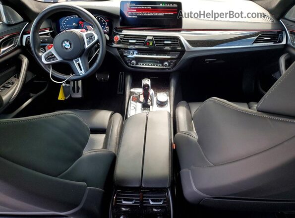 WBS83CH0XPCM82445 2023 BMW M5 Blue წინა პანელის ხედი