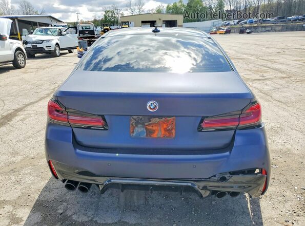 WBS83CH0XPCM82445 2023 BMW M5 Blue უკანა ხედი