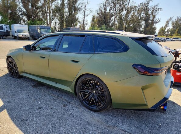 WBS83GV09TCX03202 2026 BMW M5 Green Rear left