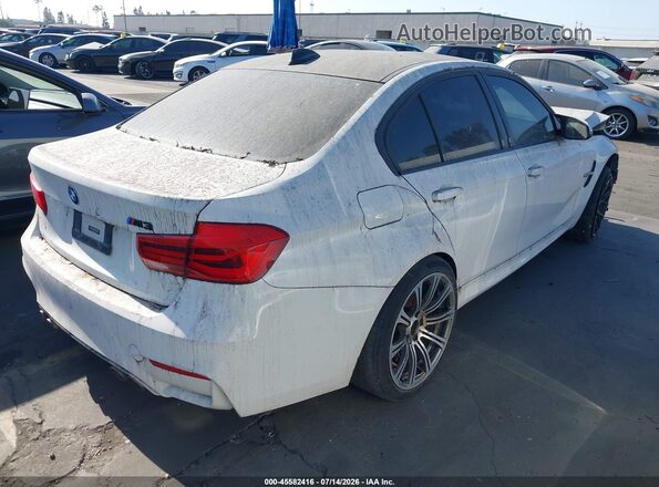 WBS8M9C38H5G85554 2017 BMW M3 White Trasero derecho