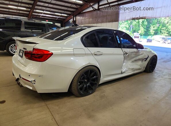 WBS8M9C50H5G42151 2017 BMW M3 Белый Задняя правая четверть