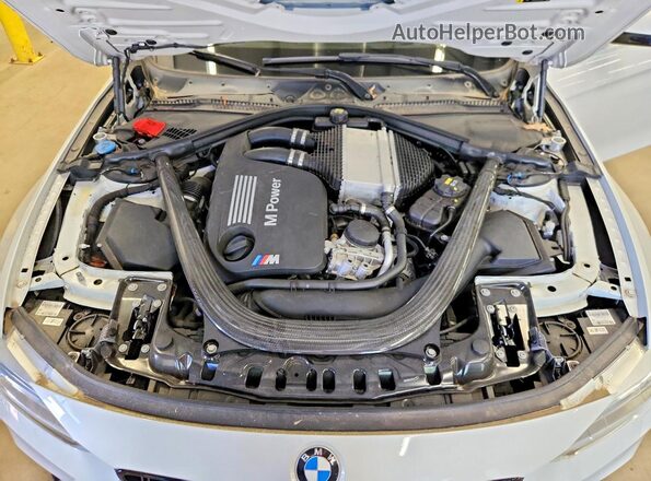 WBS8M9C50H5G42151 2017 BMW M3 Белый Вид задней части салона