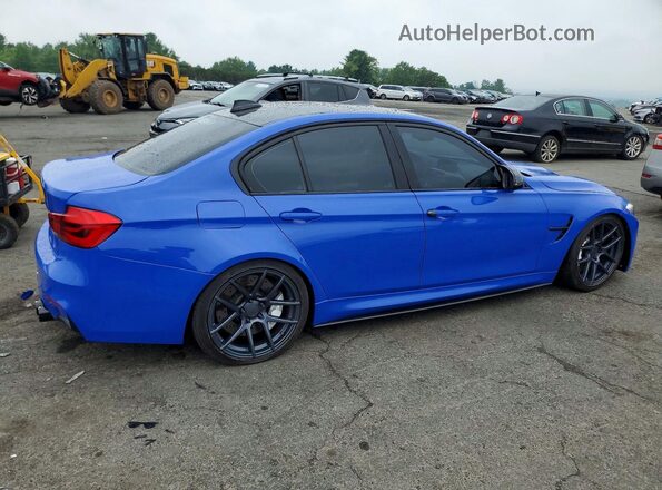WBS8M9C52G5E68288 2016 BMW M3 Blue Tył prawy