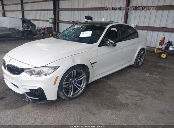 WBS8M9C53G5D31540 2016 BMW M3 White Front left