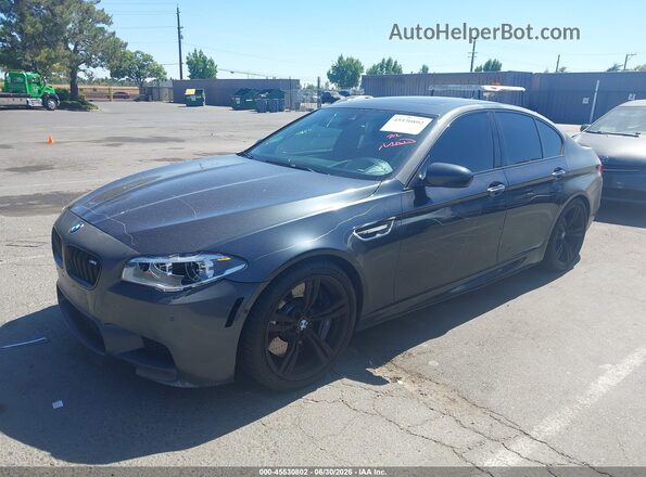 WBSFV9C53GD595591 2016 BMW M5 Gray წინა მარცხენა ხედი სამი მეოთხედიდან
