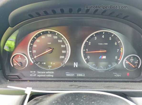 WBSFV9C55GD595740 2016 BMW M5 Серый Вид щитка приборов