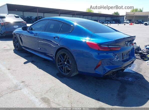 WBSGV0C05MCF84231 2021 BMW M8 Blue Հետևի ձախ