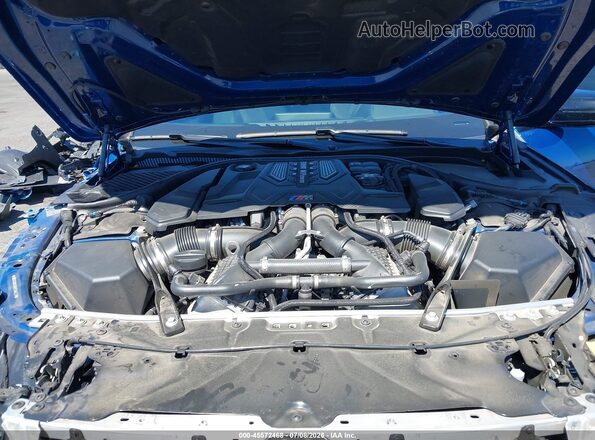 WBSGV0C05MCF84231 2021 BMW M8 Blue Հետևի տեսք