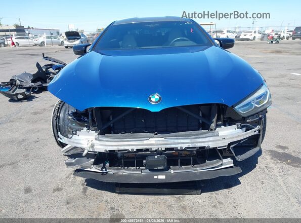 WBSGV0C05MCF84231 2021 BMW M8 Blue Սալոնի հետևի տեսք