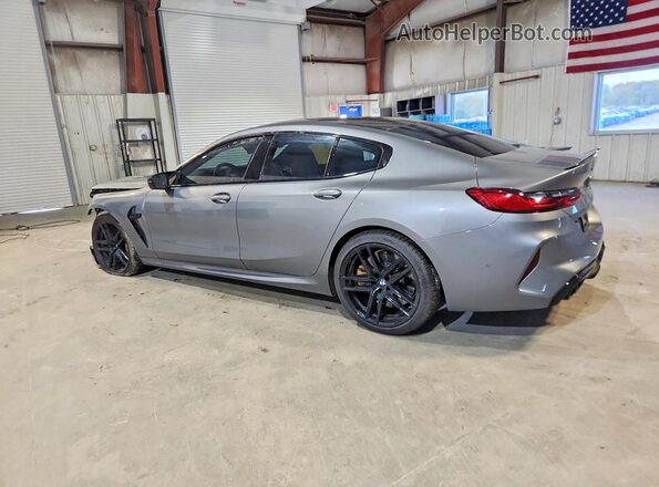 WBSGV0C05SCW14242 2025 BMW M8 Gray Задня ліва чверть