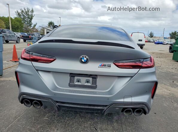 WBSGV0C07SCV33680 2025 BMW M8 Silver Widok z tyłu