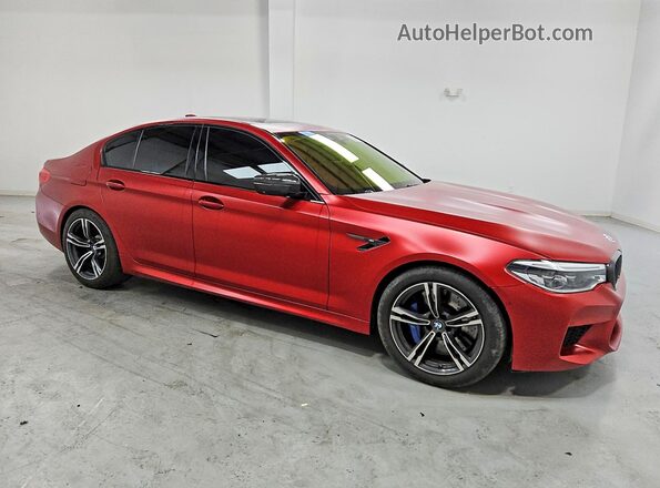 WBSJF0C02LCD41218 2020 BMW M5 Red Front right