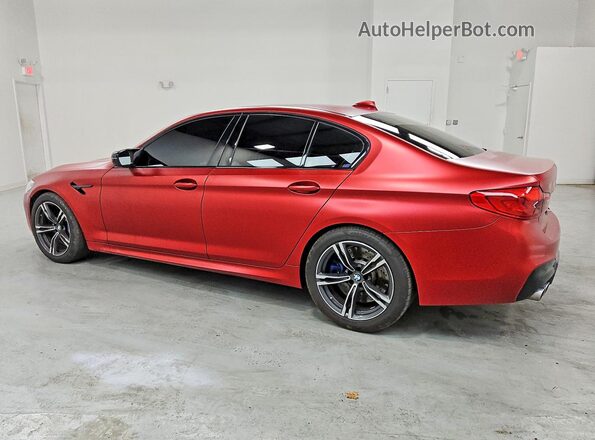 WBSJF0C02LCD41218 2020 BMW M5 Red Rear left
