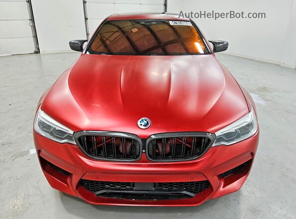 WBSJF0C02LCD41218 2020 BMW M5 Red Front view