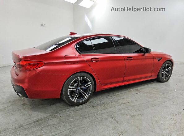 WBSJF0C02LCD41218 2020 BMW M5 Red Rear right