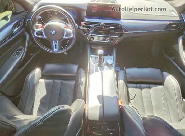 WBSJF0C03LB449043 2020 BMW M5 Blue Вид панелі приладів