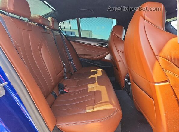 WBSJF0C05LCD22369 2020 BMW M5 Синий Вид задних сидений